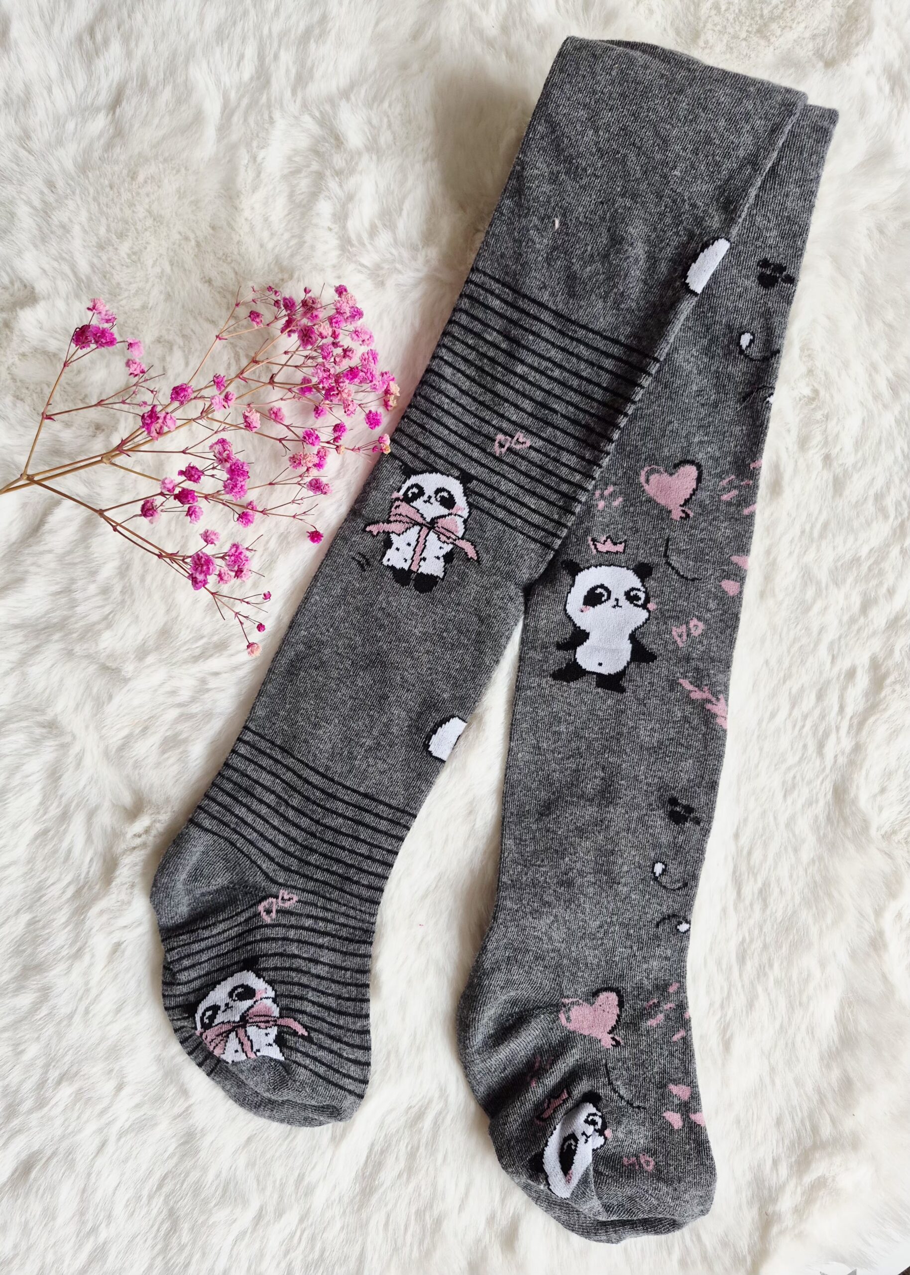 Aura Via pėdkelnės mergaitėms ,,Panda" - Image 2